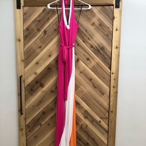 Bebe Faux Wrap Maxi Dress | Size XS